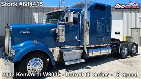 2002 Kenworth W900l 884415 Sold Youtube