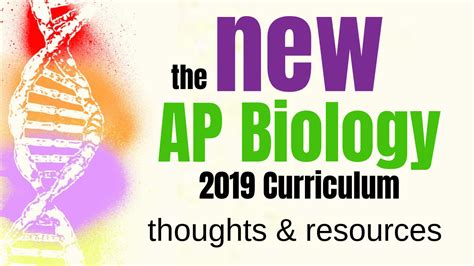 The New Ap Biology 2019 Curriculum Resources Teach Every Day