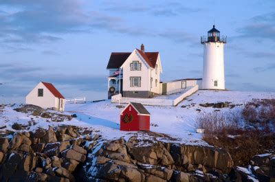 Nubble Lighthouse Maine Jigsaw Puzzle In Great Sightings Puzzles On