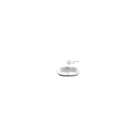 Toto® Maris™ Oval Semi Recessed Vessel Bathroom Sink With Cefiontect