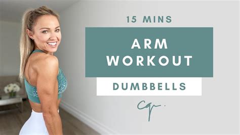 Min Intense Arm Workout With Dumbbells At Home Caroline Girvan