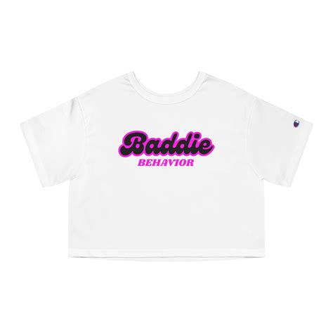 Baddie Behavior Cropped T Shirt Bedroom Behavior Shop