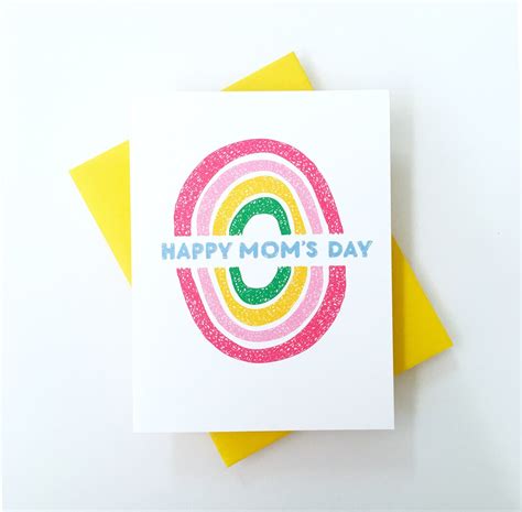 Happy Mothers Day Card Gay Mothers Day Card For Two Moms Lgbtq Rainbow First Mothers Day Card