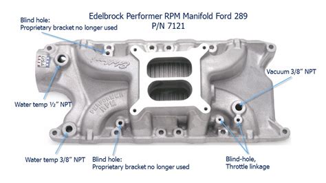 Vacuum Sources 289 Performer Rpm Intake Vintage Mustang Forums