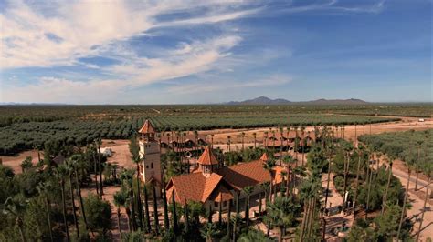 Drone Tour Saint Anthonys Greek Orthodox Monastery In Arizona Usa