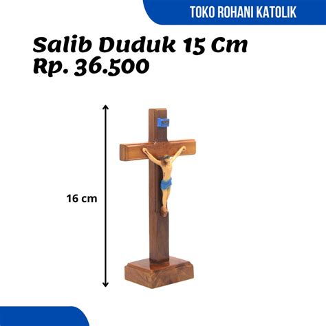 Jual Paket Salib Duduk Temapat Lilin Salib Duduk Katolik Tempat