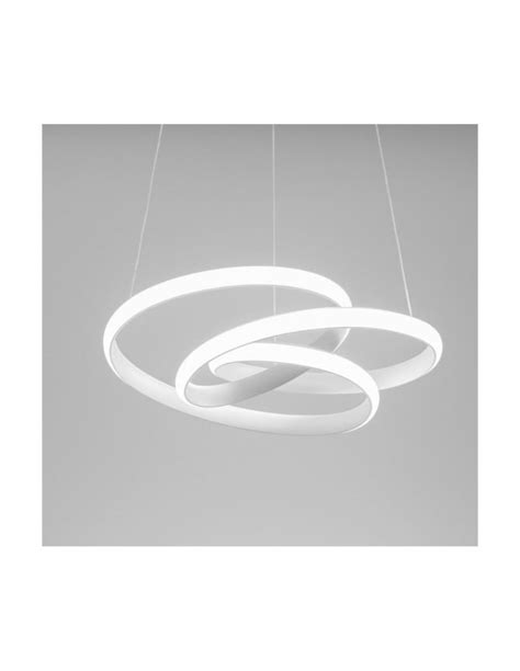 Sospensione Moderna Led W Diva S P Cm Bianco E Oro Gea Luce