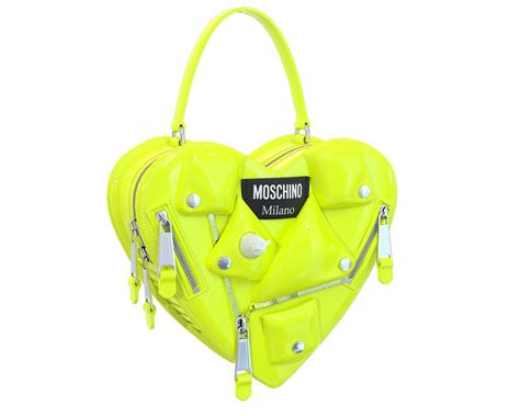 D Model Moschino Inflatable Effect Heart Biker Bag Vr Ar Low Poly