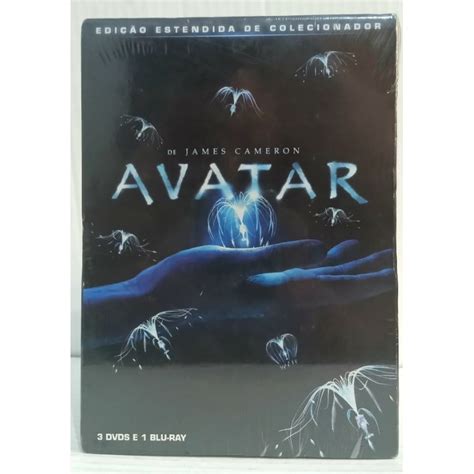 Dvd Blu ray Avatar Edição Estendida de Colecionador 3 DVDs 1