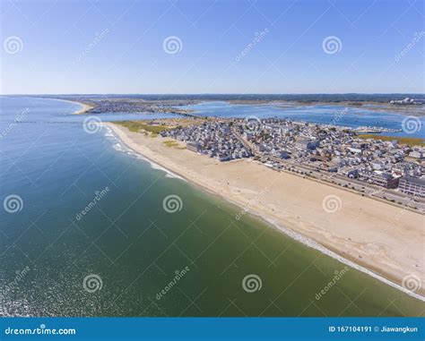 Hampton Beach Aerial View New Hampshire Usa Stock Image Image Of Historical Buildings