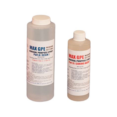 Max Gpe Clear 24 Oz Epoxy Resin Low Cost Styrofoam Safe Glue Coating Casting Fiberglassing