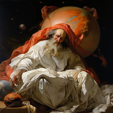 Old master painting of the planet saturn by B.F. Spaeth - Playground