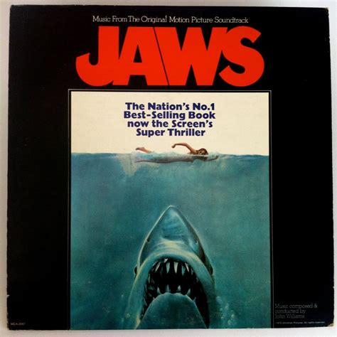 Jaws Original Movie Soundtrack Ost Vinyl Record Lp Mca Etsy