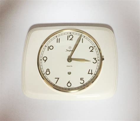 Junghans Exacta Wall Clock S Kitchen Clock Top Class Etsy Australia