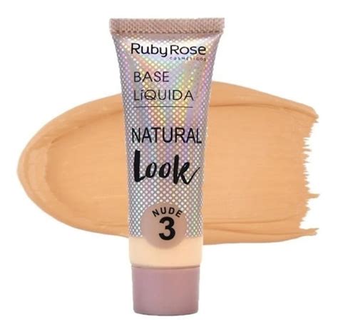 Base Liquida Natural Look Nude 03 Ruby Rose Parcelamento Sem Juros