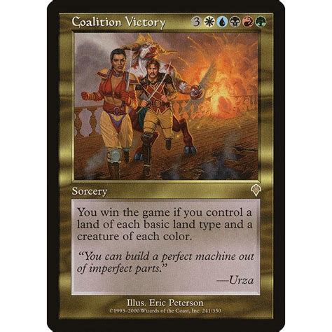 Mtg 金英語版 《合同勝利coalition Victory》★foil★ インベイジョン Inv Invenf241ツクモヤ