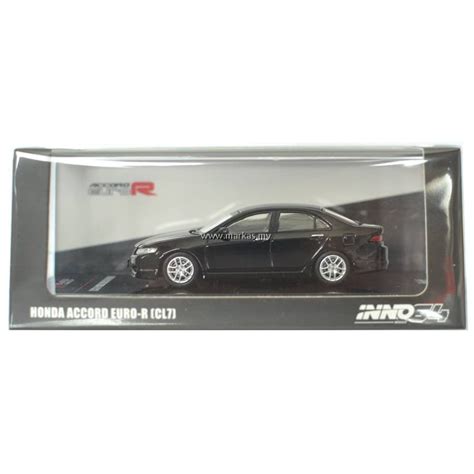 INNO MODELS INNO64 1 64 HONDA ACCORD EURO R CL7 NIGHTHAWK BLACK PEARL