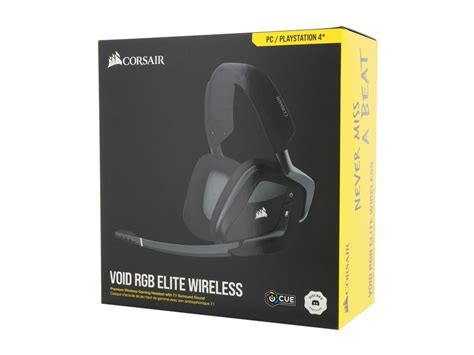 Corsair VOID RGB Elite Wireless Premium 7.1 Gaming Headset - Newegg.com