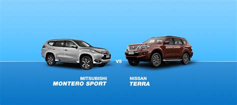 Car Comparison 2019 Nissan Terra Vs 2019 Mitsubishi Montero Sport