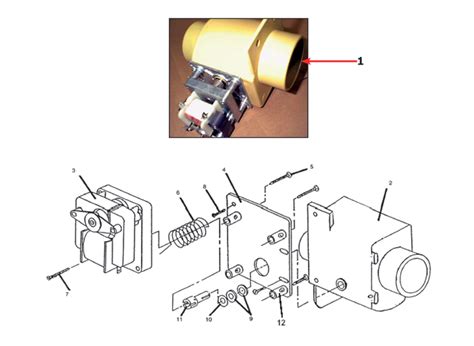 Dexter T 950 Express Vended Washer Drain Valve Group 50hz Model