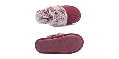 Jessica Simpson Comfy Faux Fur Womens House Slipper