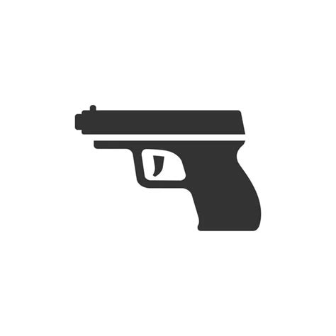 Icono Arma Brazo Estilo Contorno Grueso Ilustración Vectorial