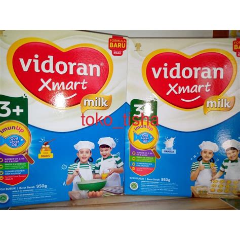 Jual VIDORAN XMART 3 700gr 925gr MADU VANILLA Shopee Indonesia