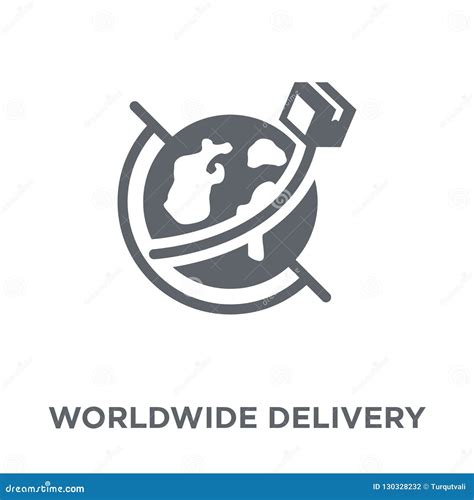 Worldwide Delivery Icon From Delivery And Logistic Collection Stock