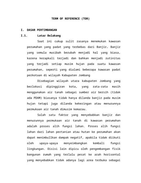 Doc Tor Sumur Resapan Dokumen Tips