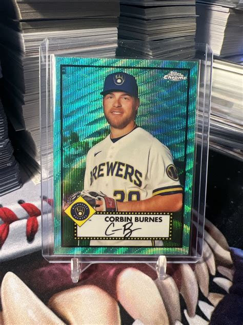 Topps Chrome Platinum Anniversary Aqua Wave Refractor