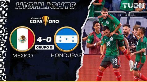 Resumen Y Goles M Xico Honduras Copa Oro Tudn Win Big