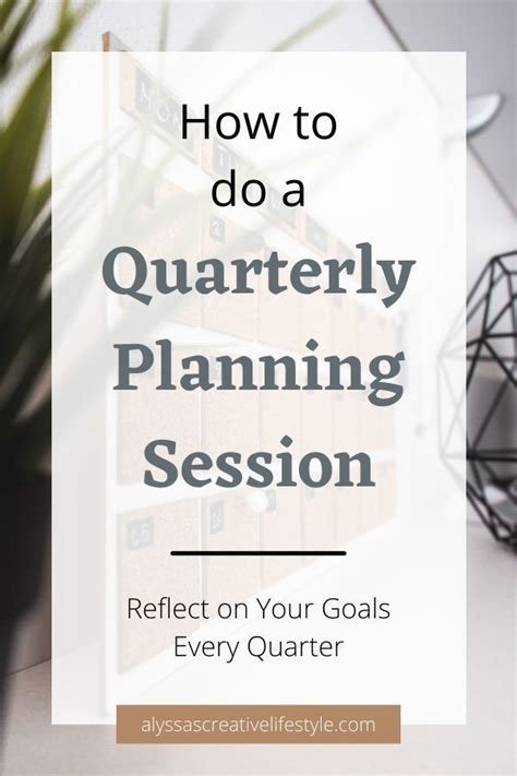 Why Set Quarterly Goals Artofit