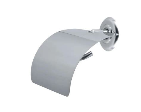 PORTA PAPEL HIGIÊNICO TAMPA FJM J214 AÇO INOX FJM CRISTAIS CLASSIC