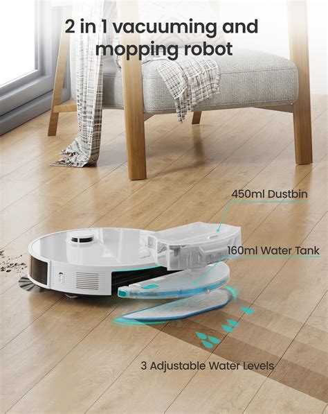 Snapklik Lefant N Robot Vacuum And Mop Combo Precision Mapping