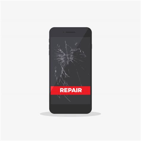 60+ Cracked Phone On White Illustrations, Royalty-Free Vector Graphics ...