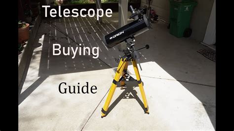 Telescope Buying Guide Youtube