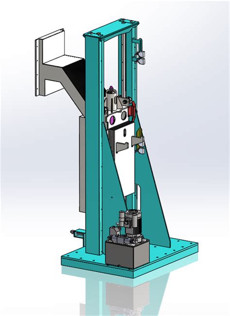 液压升降机3d模型下载三维模型solidworks模型 制造云 产品模型