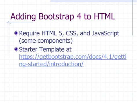 Cs Web And Internet Programming Introduction To Bootstrap Ppt