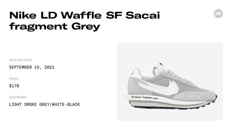 Nike Ld Waffle Sf Sacai Fragment Grey Dh