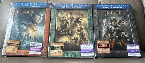 Hobbit Trilogy Extended Blu Ray New And Rare Hobbies Toys Music