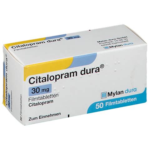 Citalopram Dura 30 Mg 50 St Mit Dem E Rezept Kaufen Shop Apotheke