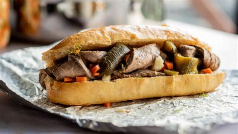 Authentic Chicago Style Italian Beef Sandwich Recipe Youtube