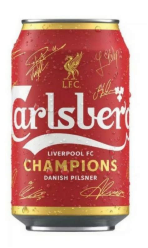 Liverpool Fc Carlsberg Beer Can Limited Edition Food Drinks