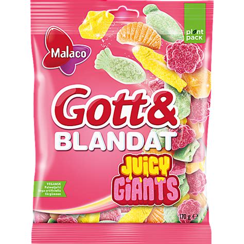 Gott Blandat Juicy Giants Malaco Coop