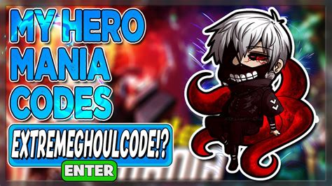 All New Roblox 🎉code My Hero Mania Secret Op Codes Roblox 2023