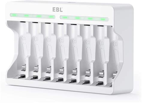 Ebl Chargeur De Piles Chargeur De Piles Rapide Pour Aa Aaa Piles