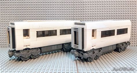 Lego Round Passenger Train Cars MOC by LegoEJMBuilder on DeviantArt