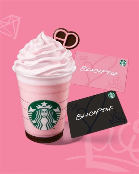 Starbucks Blackpink Beverage And Card