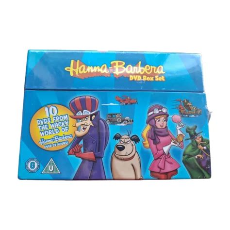 Hanna Barbera 10 Dvd Box Set Cartoon Collection Region 2 Wacky Races