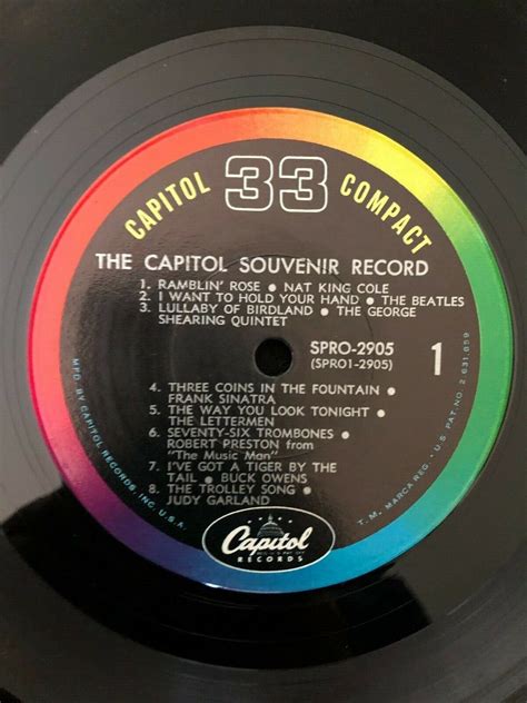 popsike.com - Beatles Capitol Souvenir Record; Compact 33 rpm jukebox